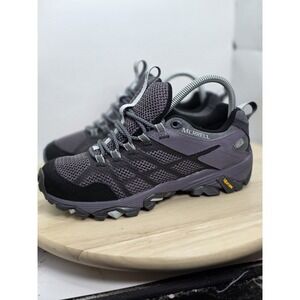 Womens 7 - Merrell Women's Trail Shark Hiking Shoes Gray Purple Black J77468